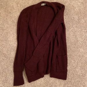 RD Style Burgandy Cardigan- L